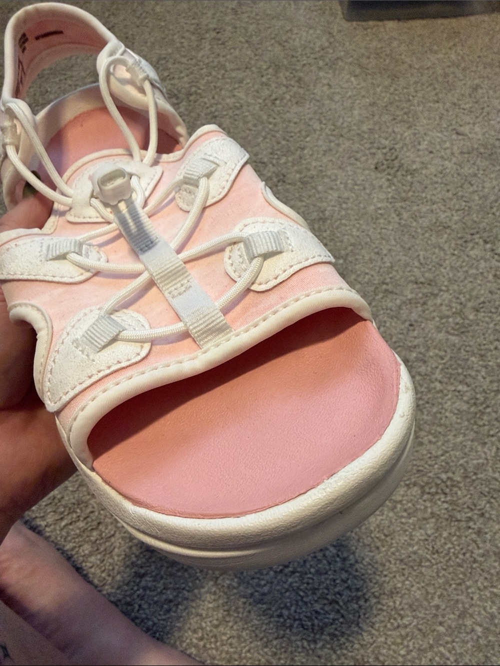 Nike Air Max Koko platform sandals pink & white - Picture 6 of 9